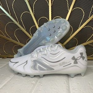 Under Armour Command MC Lacrosse Cleats Rare White NEW Men's Size 13
